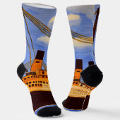 Ship Titanic socks  ソックス (傾斜あり)