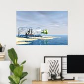 SHIP TO SHOREプリント ポスター (ホームオフィス)