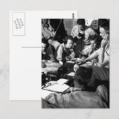 ship_War ImagとしてUSSレキシントンの上の図表部屋 ポストカード (正面/裏面)