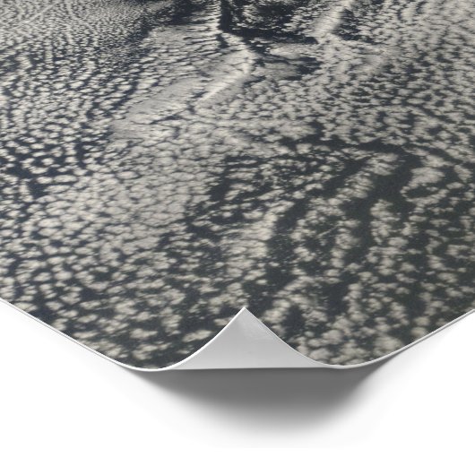 Ship-wave-shaped wave clouds and cloud vortices ポスター (角)