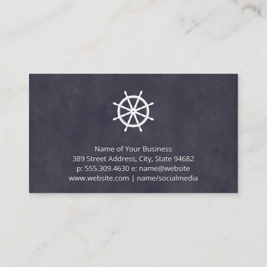 [Ship Wheel]アイコン 名刺 (裏面)