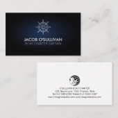 Ship Wheel Boat Charter Fishing 名刺 (正面/裏面)