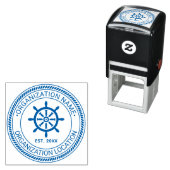 Ship Wheel Rope #2 Seal Name Location Est Date セルフインキングスタンプ (インサイチュ)