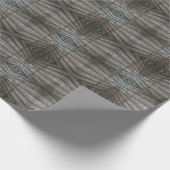 Shiplap Wood Planks Perspective Southwest Pattern ラッピングペーパー (角)