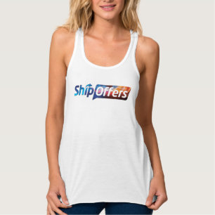 ShipOffersのロゴの渦巻 タンクトップ