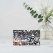 Shipping Delivery System | Truck Driver 名刺 (スタンド正面)