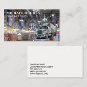 Shipping Delivery System | Truck Driver 名刺 (正面/裏面)