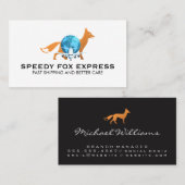 Shipping Icon | Delivery Courier | Logistics 名刺 (正面/裏面)