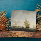 Shipping in the English Channel, c.1755 (caの油) フォトプラーク (側面)