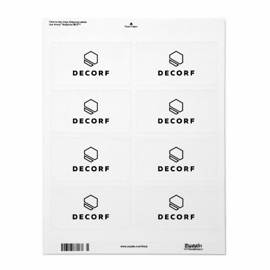 Shipping Labels ラベル (フルシート)