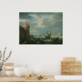 Shipping on a Stoful Breeze, Pieter Mulier ポスター (キッチン)