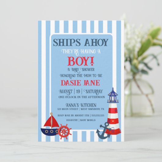 Ships Ahoy彼らは男の子のシャワーを散水している (スタンド正面)