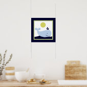 Ships Ahoy Mate/航海のWhale Wall Art Poster ポスター (キッチン)
