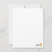 Ships Ahoy Mate Navy 4x5 Flatありがとうご注意 ノートカード (裏面)