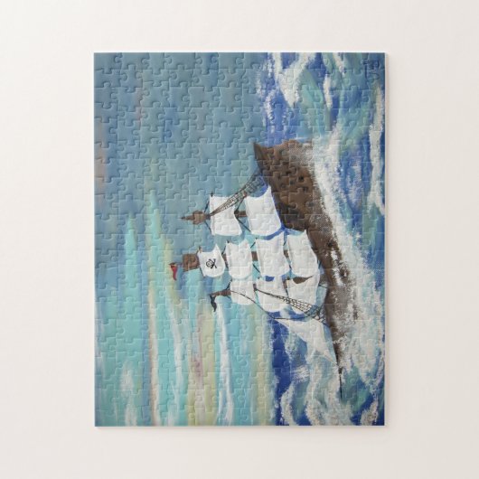 Ships Ahoy Puzzle by JML ジグソーパズル (縦)