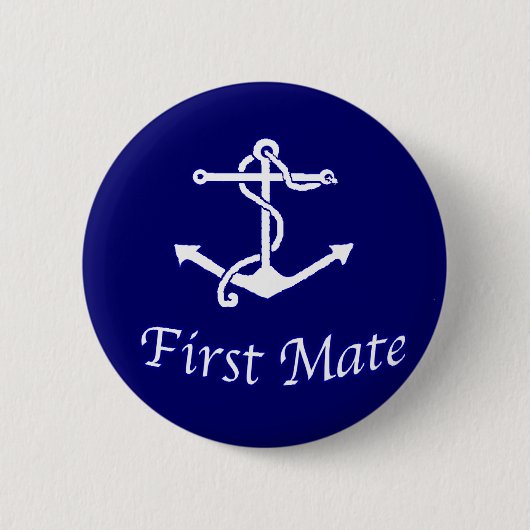 Ships First Mate Pinbackボタン 缶バッジ (正面)