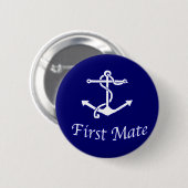 Ships First Mate Pinbackボタン 缶バッジ (正面&裏面)