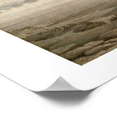 Ships in Harbor, 1805 (キャンバス上の油) ポスター (角)