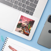 Ships in the Port of La Rochelle Art シール (ノートパソコンとiPhone)