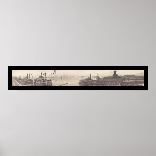 Ships New Orleans写真1910 ポスター (正面)