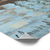 Ships Riding on the Seine - Claude Monet Fine Art ポスター (角)