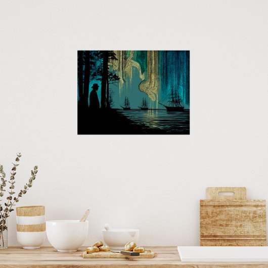 Ships under the Northern Lights ポスター (キッチン)