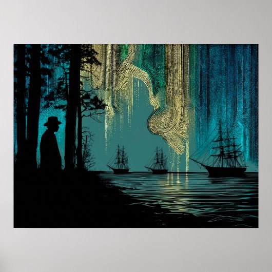 Ships under the Northern Lights ポスター (正面)