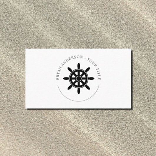 Ships Wheelロゴ名刺 名刺