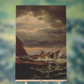Shipwreck on the Norwegian Coast by Johan Dahl  アクリルサイン (ニュートラル)