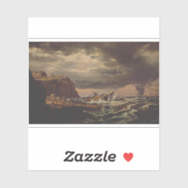 Shipwreck on the Norwegian Coast by Johan Dahl  シール