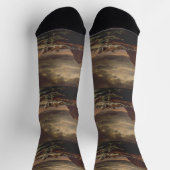 Shipwreck on the Norwegian Coast by Johan Dahl  ソックス (上部)