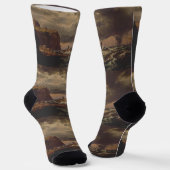 Shipwreck on the Norwegian Coast by Johan Dahl  ソックス (傾斜あり)