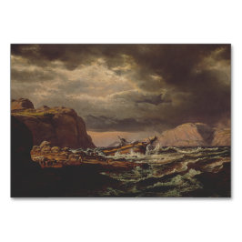 Shipwreck on the Norwegian Coast by Johan Dahl  テーブルナンバー