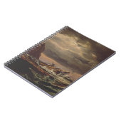 Shipwreck on the Norwegian Coast by Johan Dahl  ノートブック (左側)