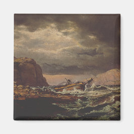 Shipwreck on the Norwegian Coast by Johan Dahl  マグネット