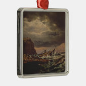 Shipwreck on the Norwegian Coast by Johan Dahl  メタルオーナメント (右)