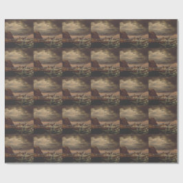 Shipwreck on the Norwegian Coast by Johan Dahl  ラッピングペーパー