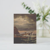 Shipwreck on the Norwegian Coast by Johan Dahl  案内ポストカード (スタンド正面)