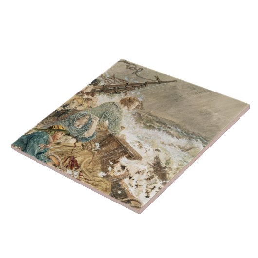 shipwreckeを救っている最愛の人および彼女の父に与えて下さい タイル (側面)