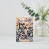 "Shipwright及び小さなボート修理名刺" 名刺 (スタンド正面)