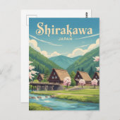 Shirakawa Gifu Japan Travel ポストカード (正面/裏面)