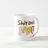 Shiranian犬の品種お母さんのギフト コーヒーマグカップ (正面右)