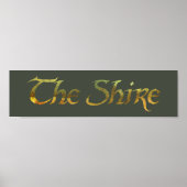 SHIRE™名テクスチャ ポスター (正面)