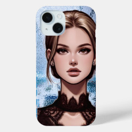 SHIRE.曜变天幕.人物肖像 iPhone 15ケース