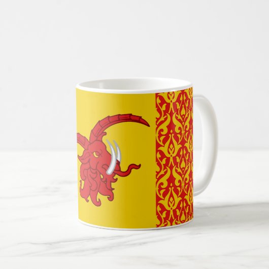 Shire of Danescombポレースバッジコーヒーマグ コーヒーマグカップ (正面右)