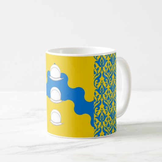 Shire of Rio de las Animas Popace Badge コーヒーマグカップ (正面右)