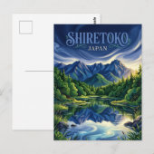Shiretoko Five Lakes Japan ポストカード (正面/裏面)