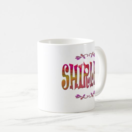 Shirleyのマグの意味 コーヒーマグカップ (正面右)