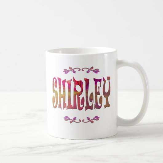 Shirleyのマグの意味 コーヒーマグカップ (右)
