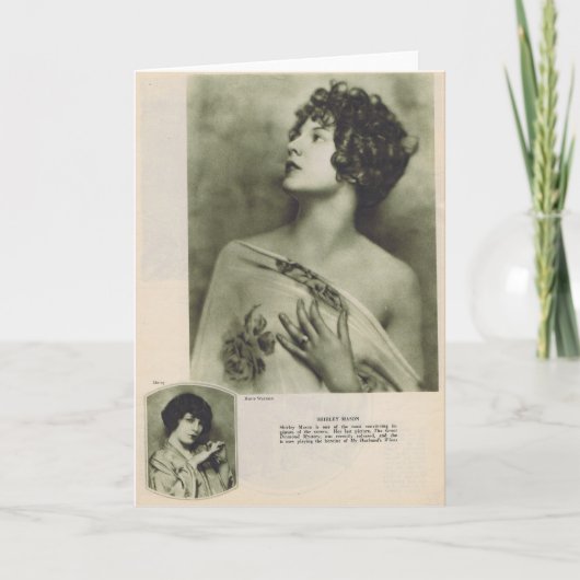 Shirleyの石大工1924年 カード (正面)